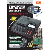 Printer Label Mesin Max Letatwin Lm-550A2