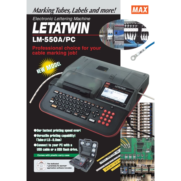 Printer Label Mesin Max Letatwin Lm-550A