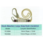Lanyard Shock Absorber + Snap Hook + Karabiner 4